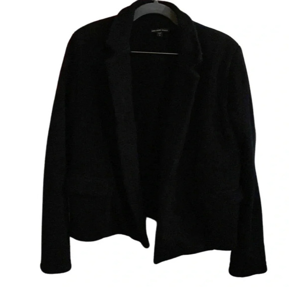 James Perse Black Cotton Blazer Size 3 Large - Picture 1 of 5